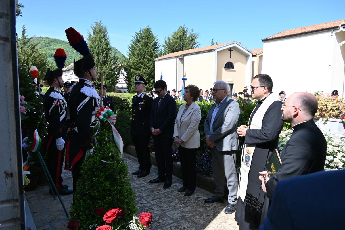 Commemorazione dodicesimo anniversario morte Appuntato Della Ratta - 