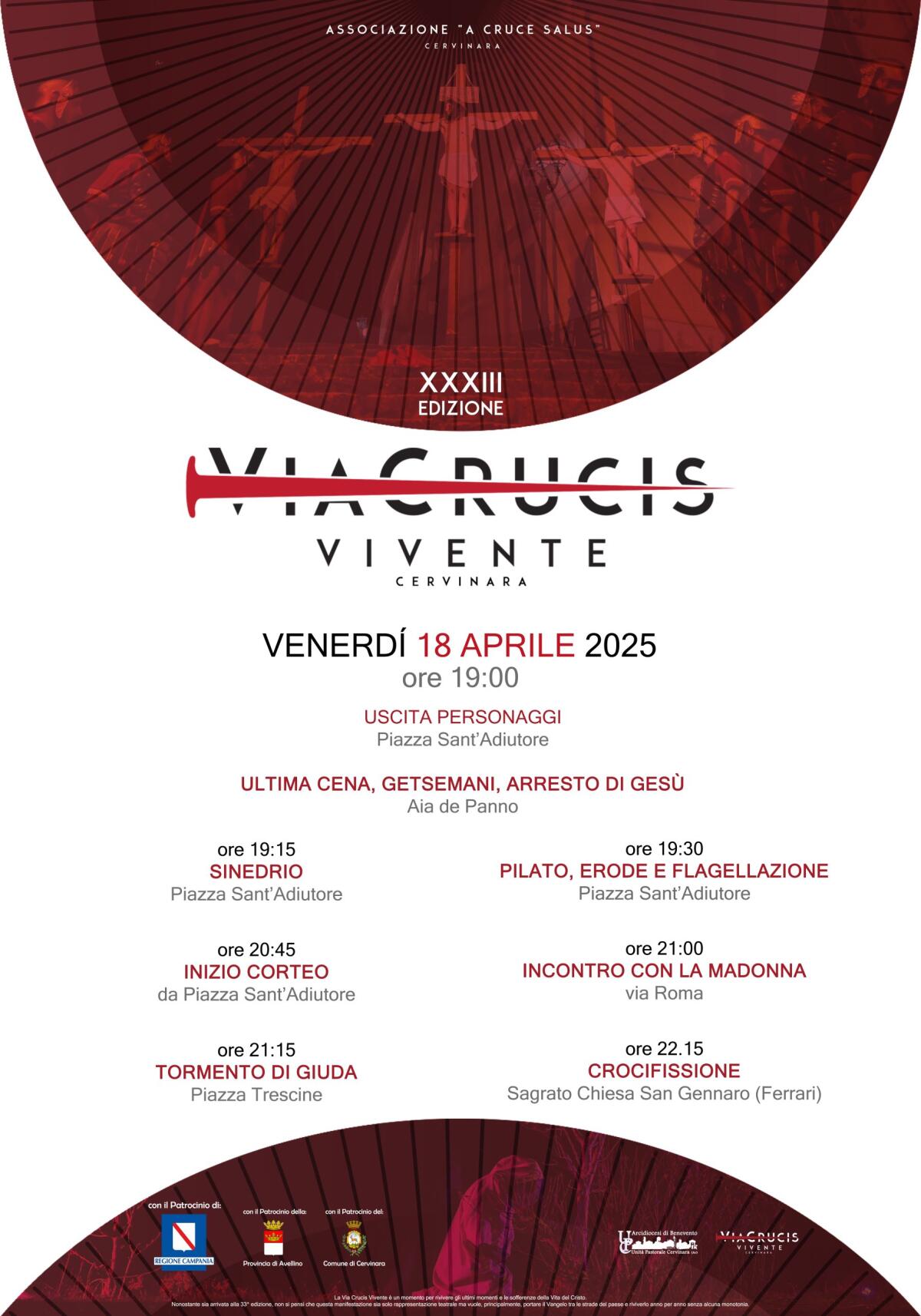  La Via Crucis Vivente di Cervinara è giunta alla sua XXXIII edizione - 