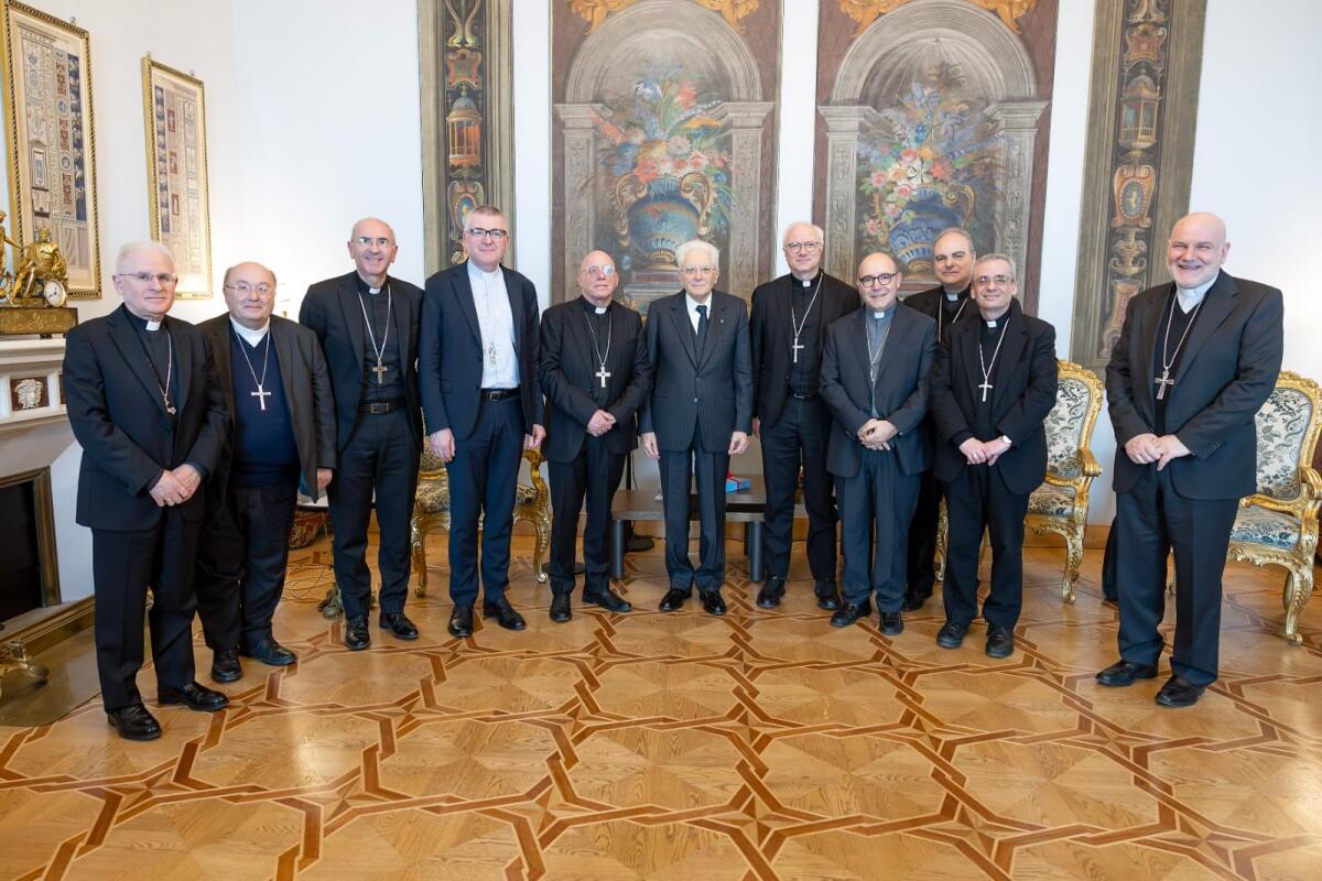 I Vescovi delle Aree interne ricevuti dal Presidente Mattarella - 