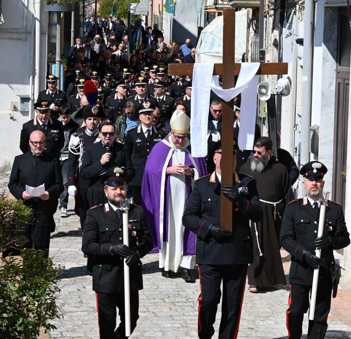 Pietrelcina. I Carabinieri in Pellegrinaggio Giubilare partecipano al Precetto Pasquale - 