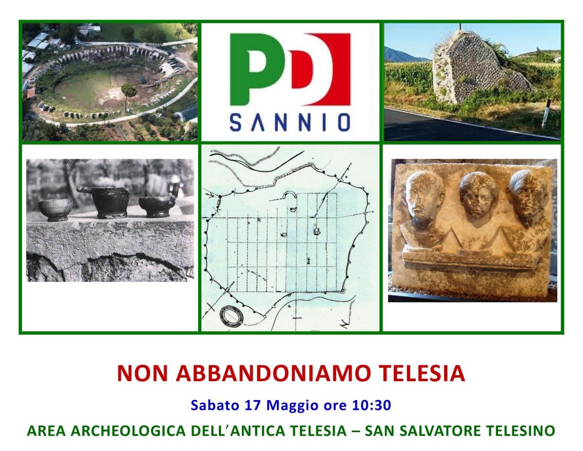 Non abbandoniamo Telesia: incontro del Partito Democratico presso l'area archeologica. - 