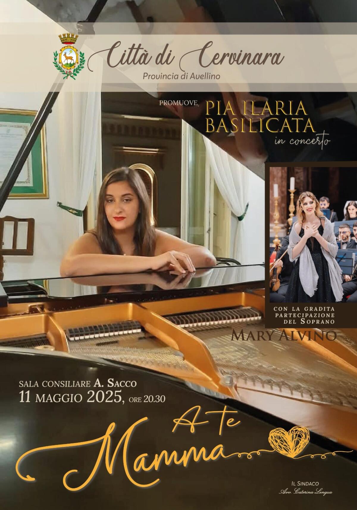 Cervinara. " A te mamma" concerto per la Festa della mamma - 