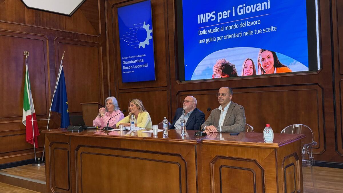 Lavoro e legalità: l’INPS di Benevento incontra gli studenti dell’ITI Lucarelli. - 