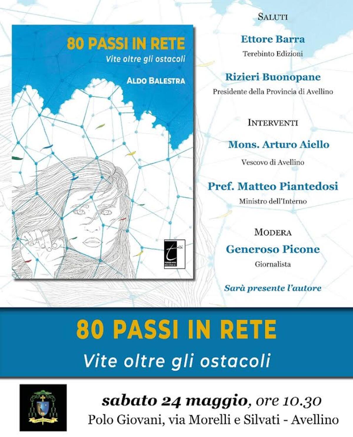 Avellino. Sabato si presenta il libro "80 Passi in rete" di Aldo Balestra - 