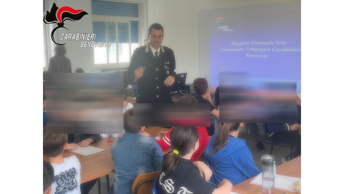San Giorgio del Sannio. Arma dei Carabinieri promuove cultura della legalità. - 