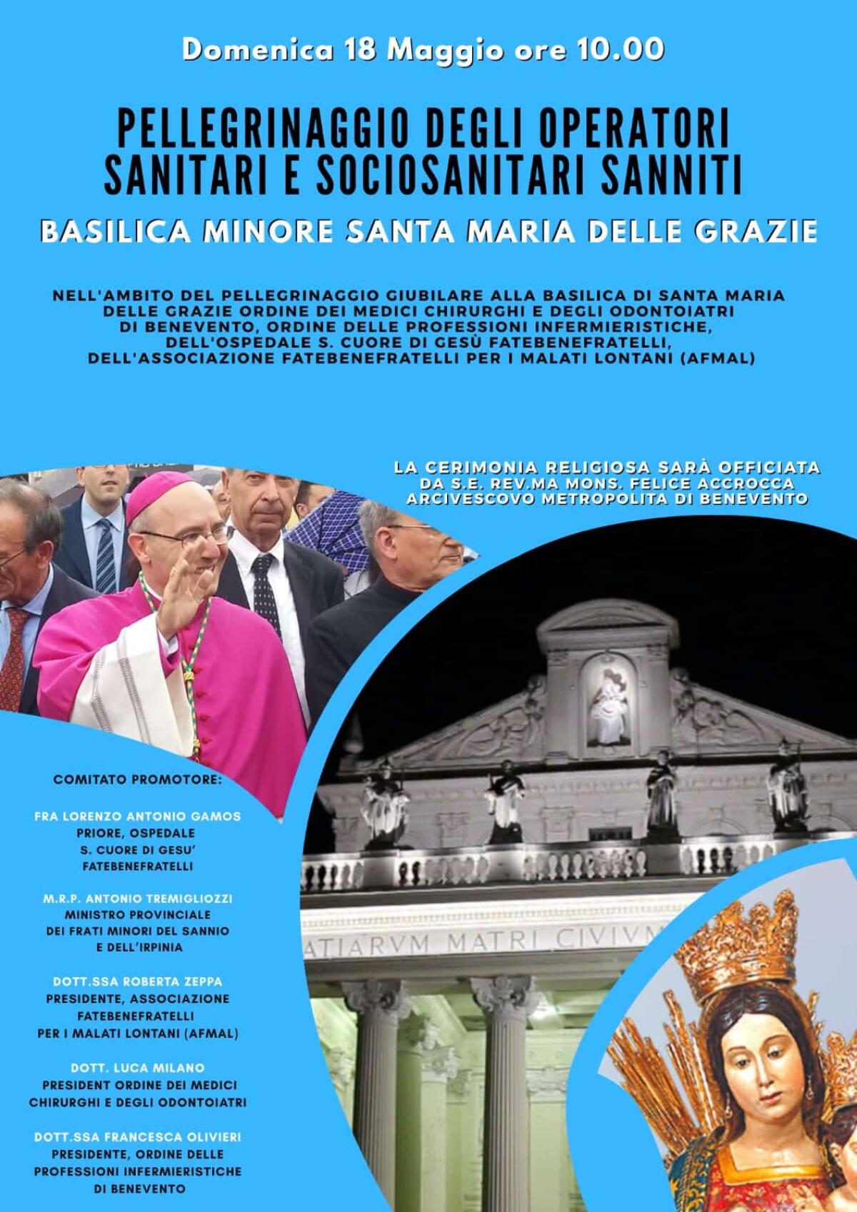 Pellegrinaggio degli operatori sanitari e socio-sanitari sanniti. - 