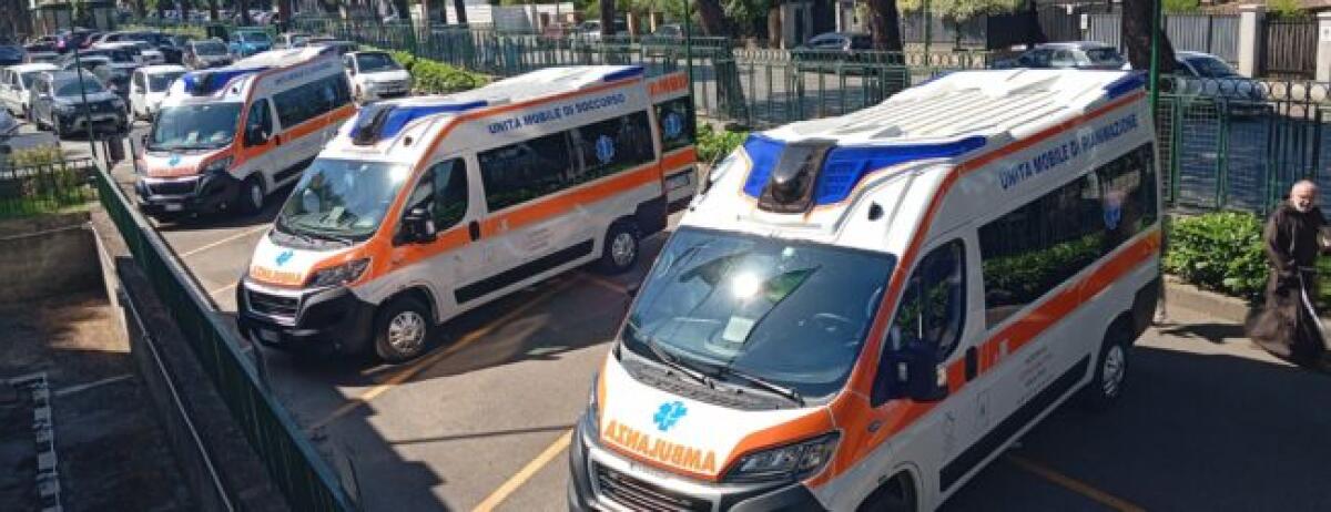 Inaugurate tre nuove ambulanze all’AORN San Pio di Benevento. - 