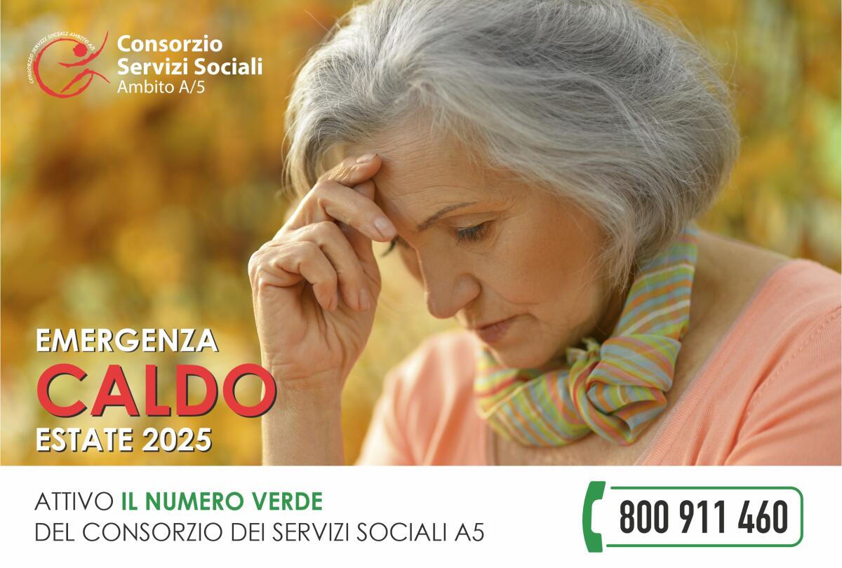 Estate e solitudine. Il Consorzio A5 attiva due numeri verdi per disabili e anziani soli. - 