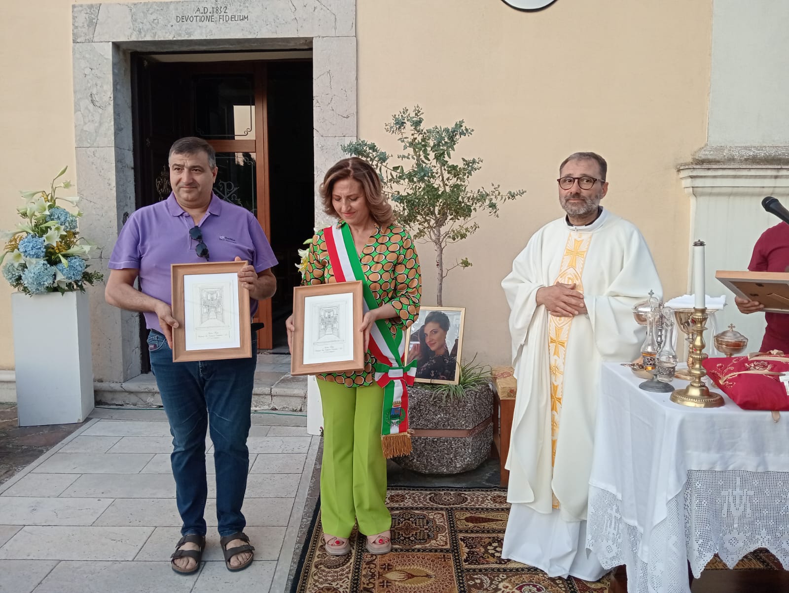 Cervinara. Inaugurata nuova porta Santuario Maria SS del Bagno
