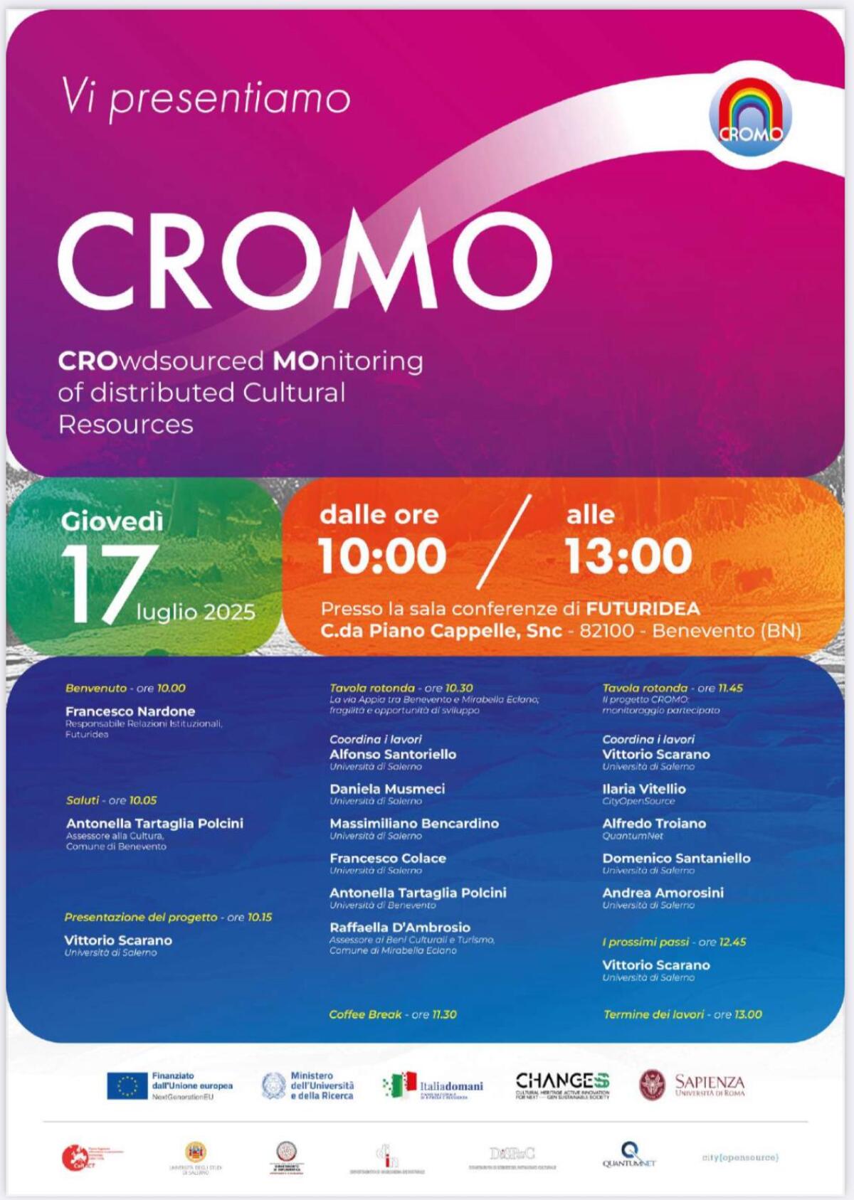 Il progetto Cromo: monitoraggio partecipato e distribuito delle risorse culturali - 