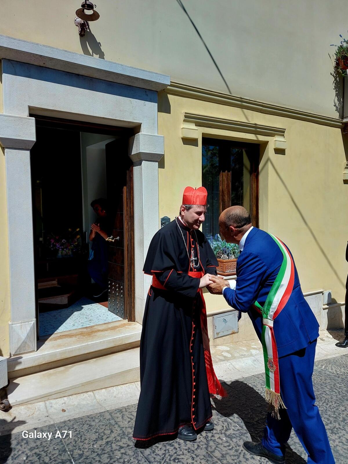 San Martino V.C. Conferita cittadinanza onoraria al Cardinale Frank Leo - 