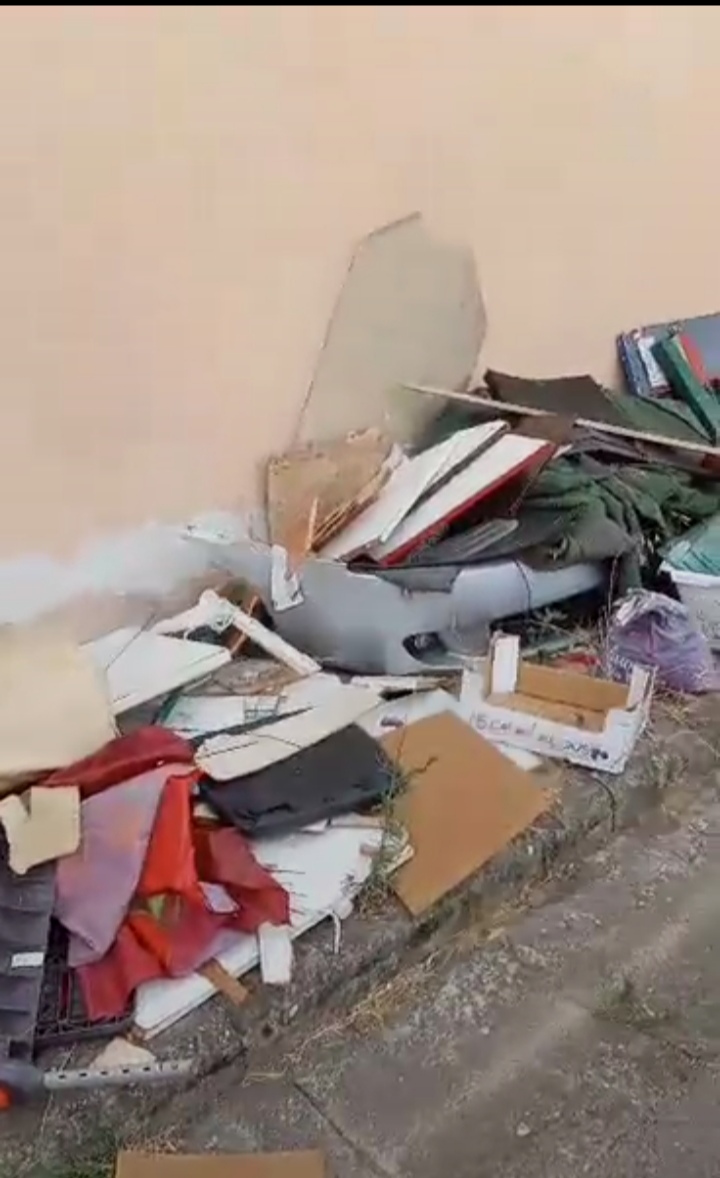 Cervinara. Discarica al Parco degli Ulivi