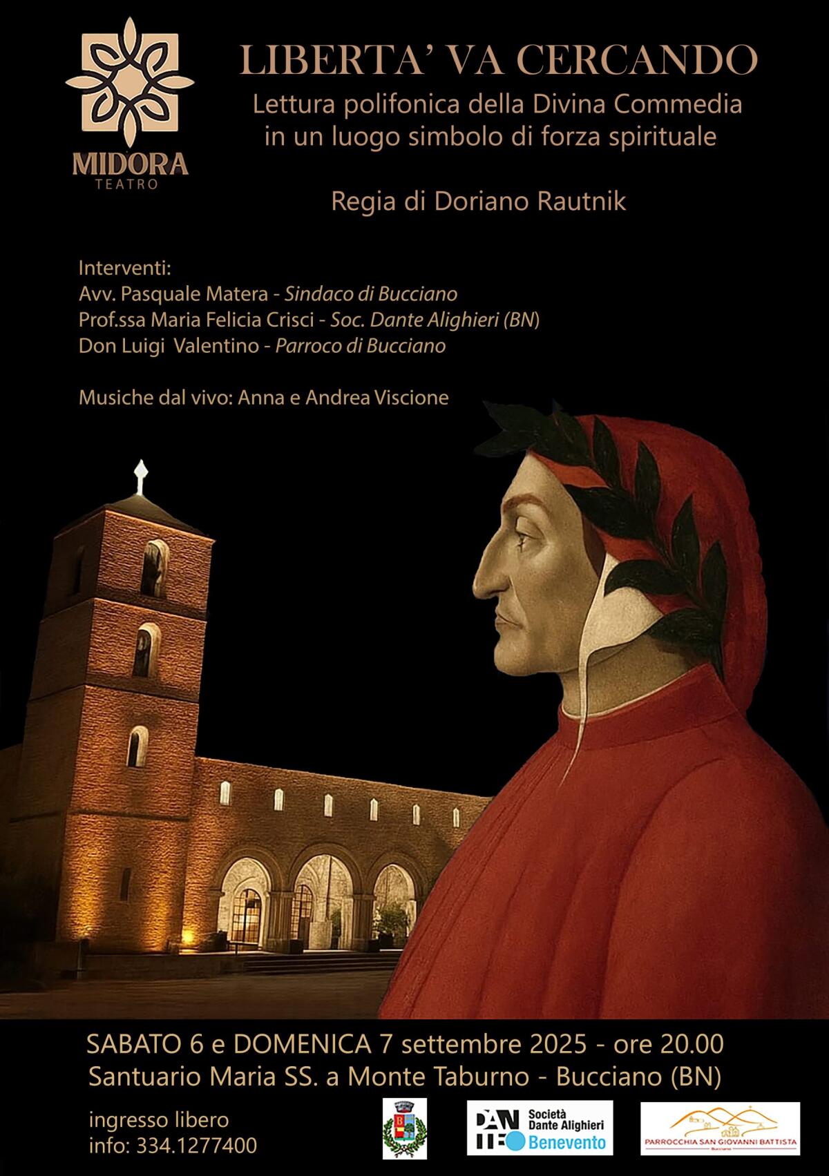 Lectura Dantis al Sagrato del Santuario della Madonna del Taburno - 