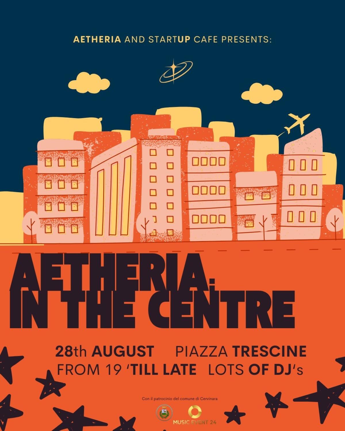 Cervinara. "Aetheria in the centre" questa sera in Piazza Trescine - 