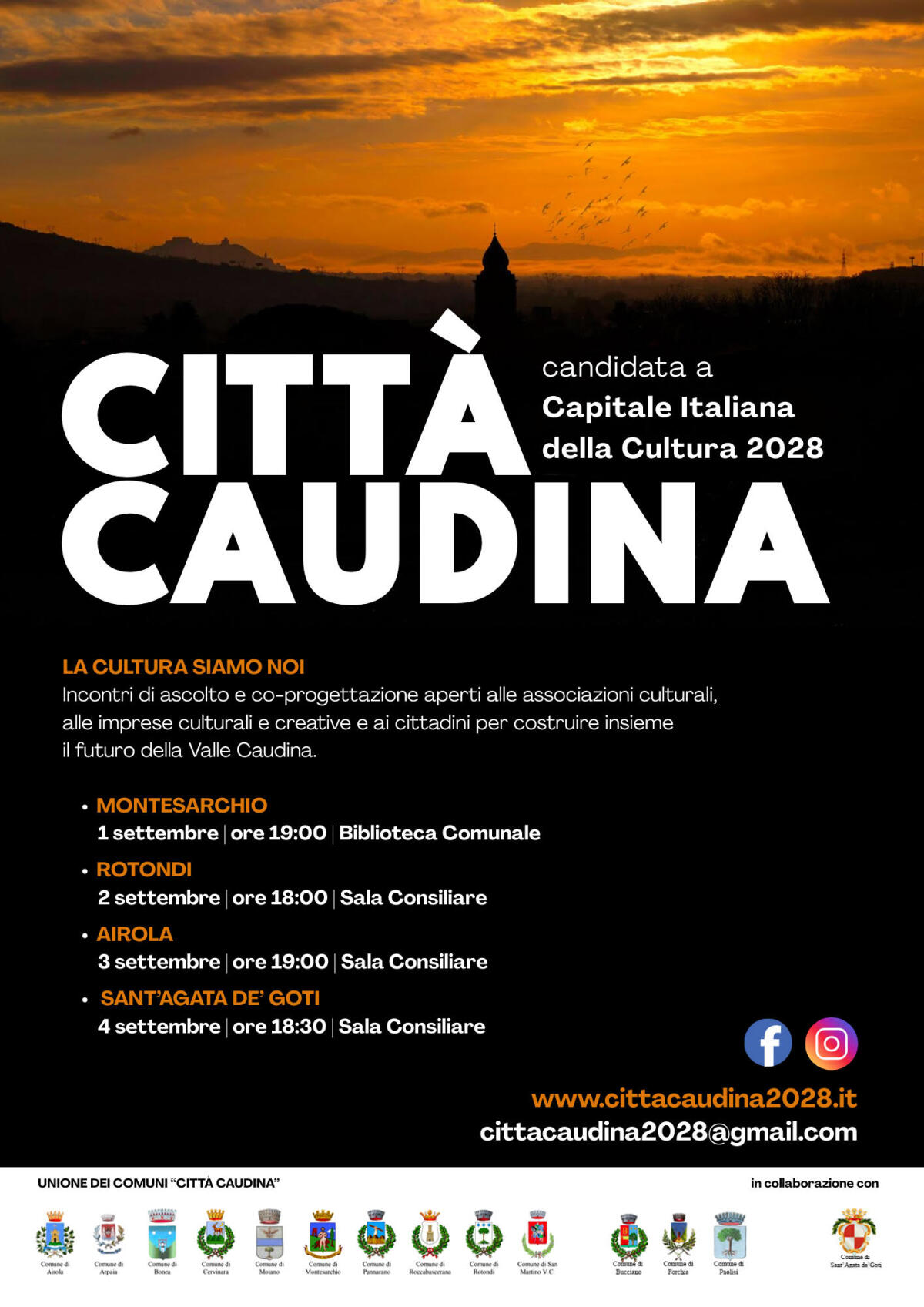 Valle Caudina candidata a Capitale Italiana della Cultura 2028 - 