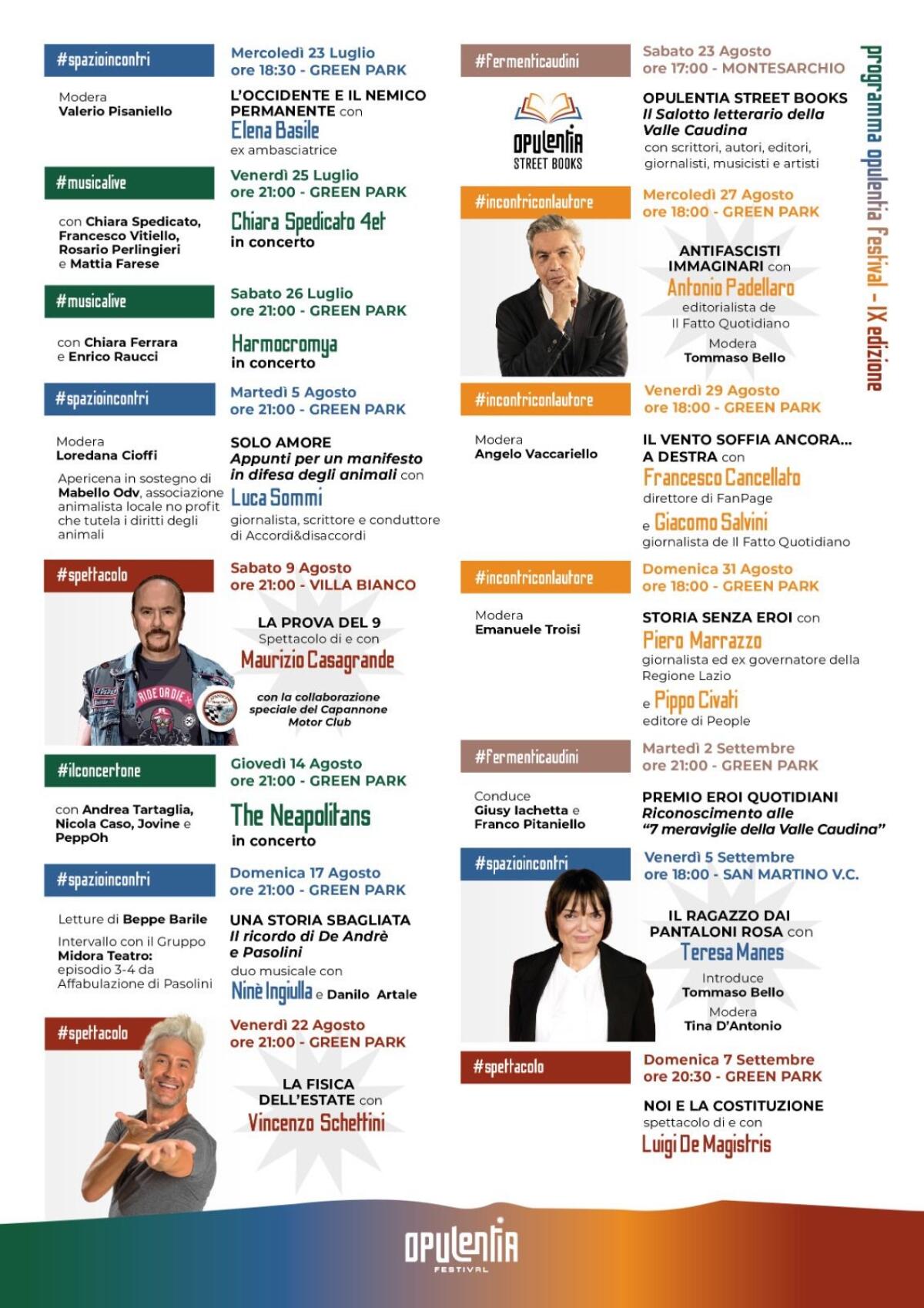 Festival Opulentia, tappa caudina per lo show di Casagrande “La prova del 9” - 