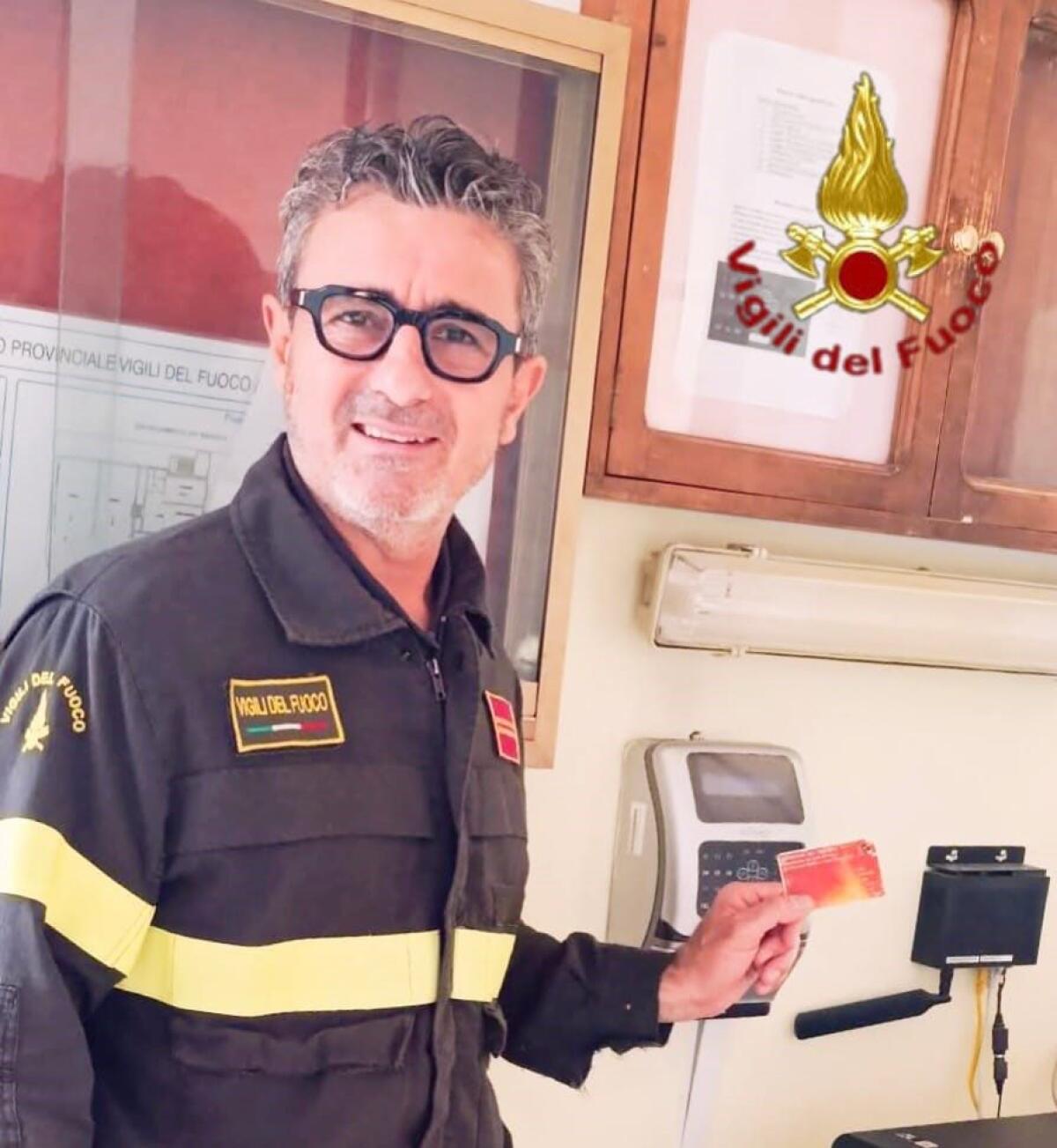 Dal Comando Vigili del Fuoco di Av un ringraziamento al Capo Squadra Esperto Maurizio Pinto - 