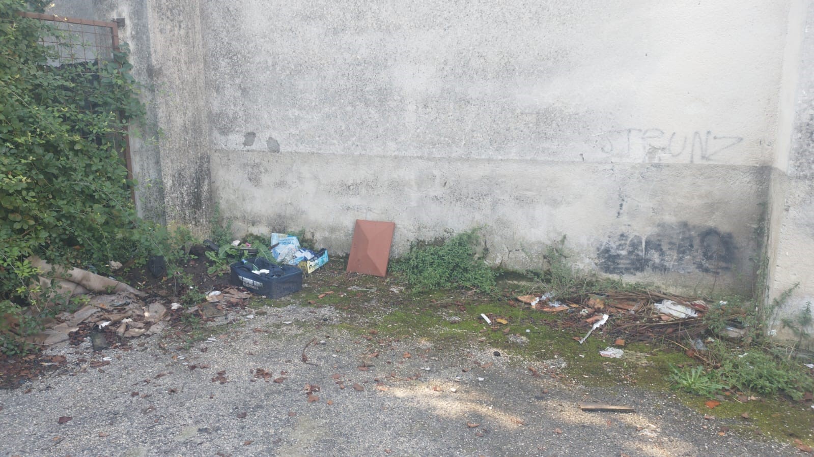 Cervinara. Chi deve provvedere a pulire parcheggio di via Finelli, è uno schifo!