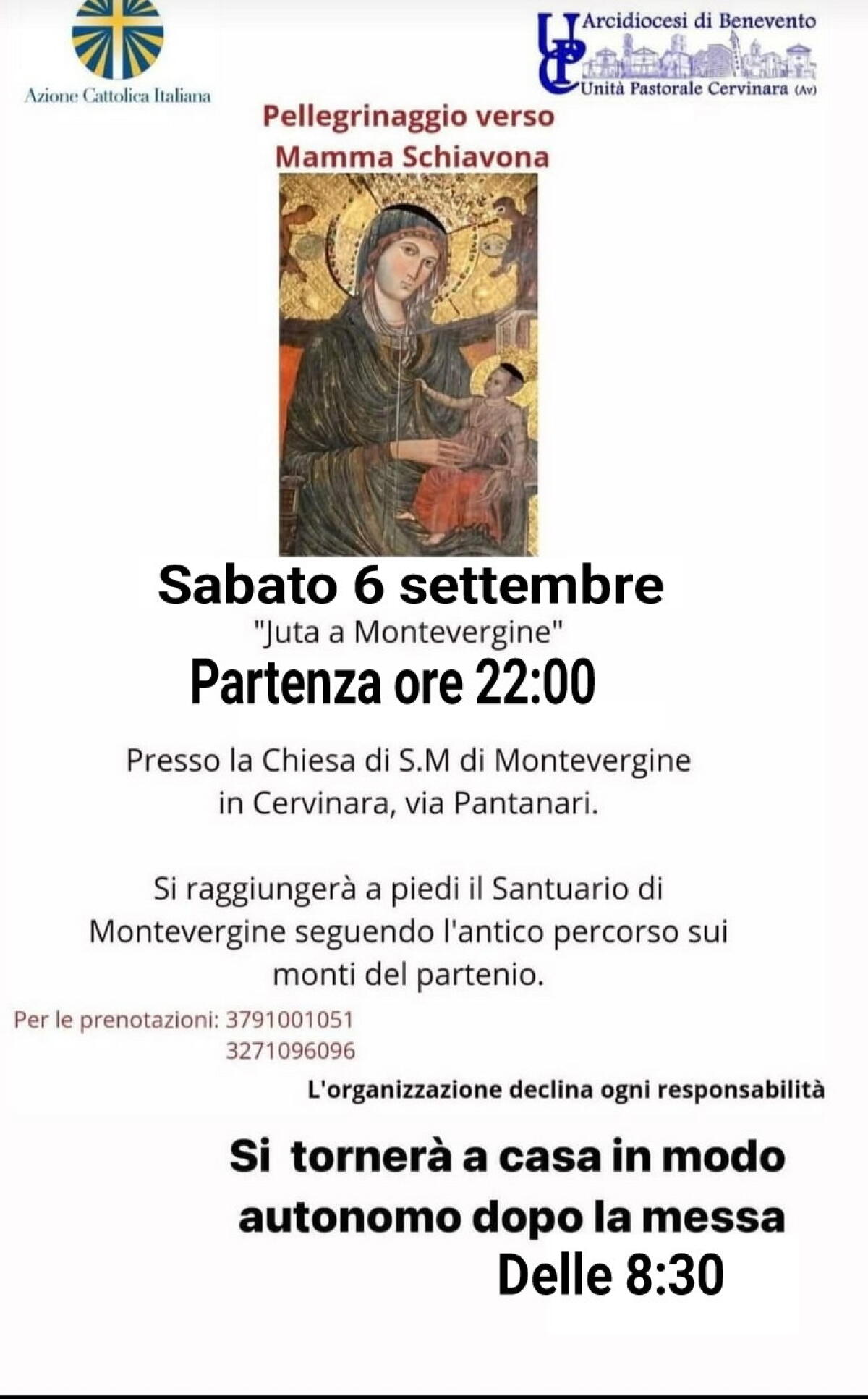 Cervinara. Sabato la "Juta a Montevergine" - 
