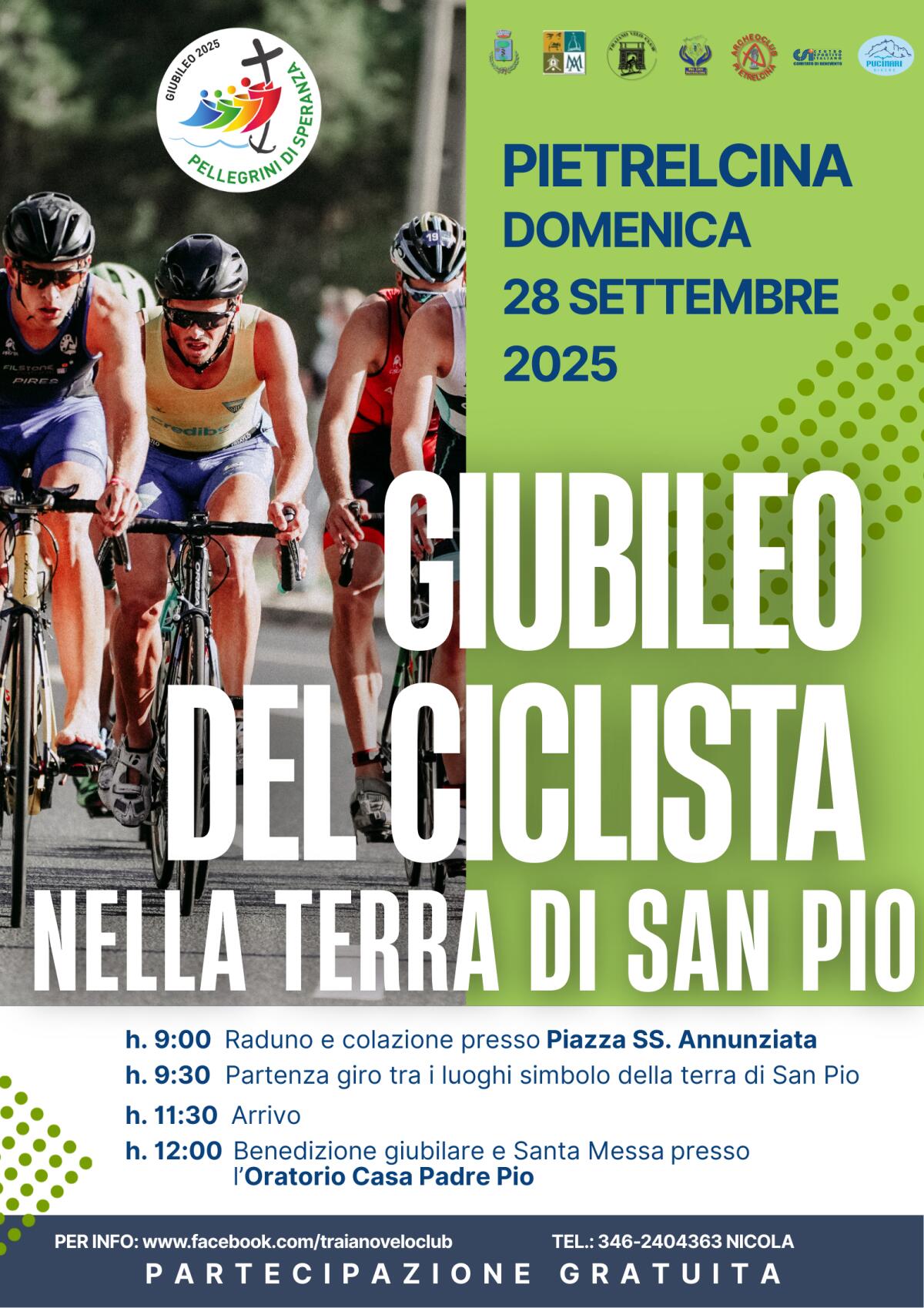 Pietrelcina si prepara ad accogliere il “Giubileo del Ciclista”. - 
