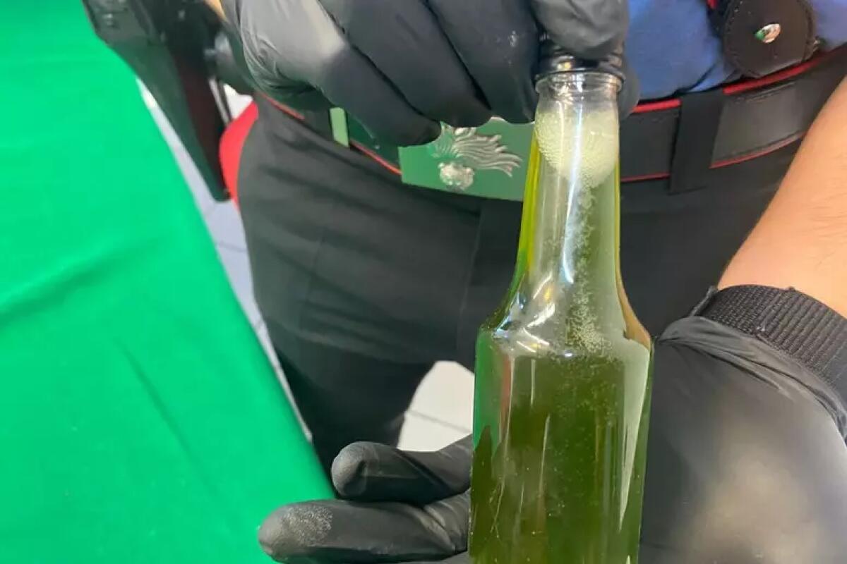 Liquori alla marijuana confezionati nel Napoletano - 