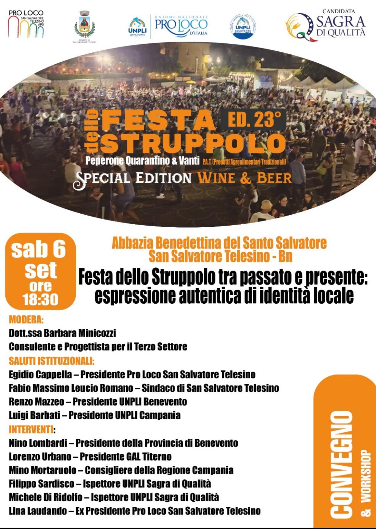 San Salvatore Telesino celebra il prossimo weekend la Festa dello Struppolo. - 