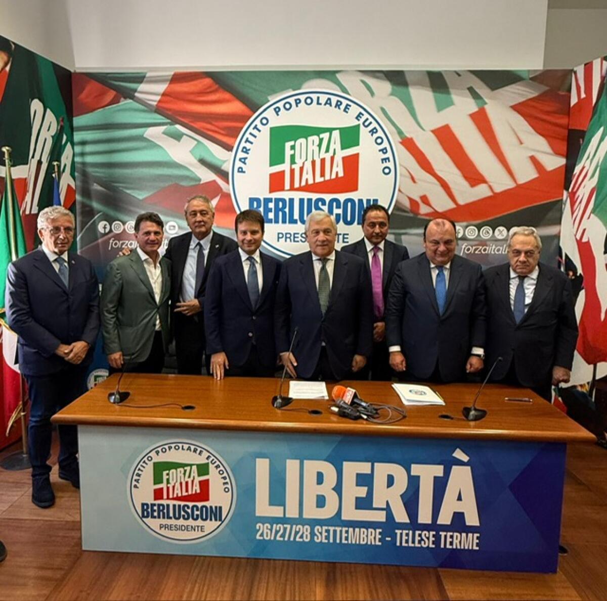 Presentata a Roma la Festa Nazionale di Forza Italia che si svolgerà a Telese Terme. - 