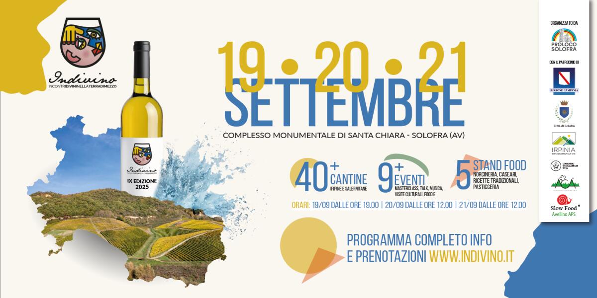 Il Complesso Monumentale di Santa Chiara di Solofra torna ad accogliere Indivino - 