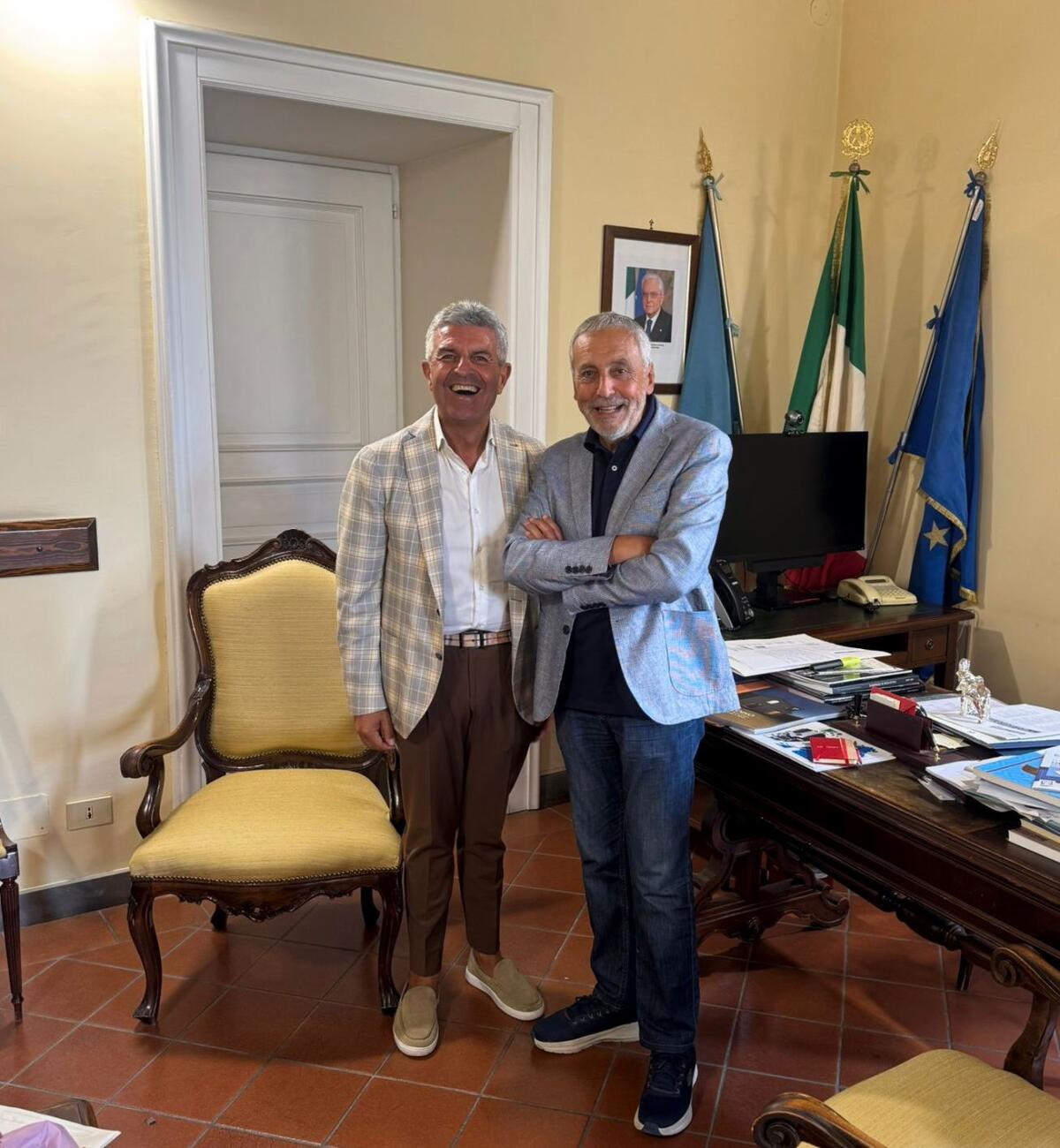 Il Presidente del Conservatorio "Nicola Sala" rende visita al Presidente della Provincia di Benevento. - 