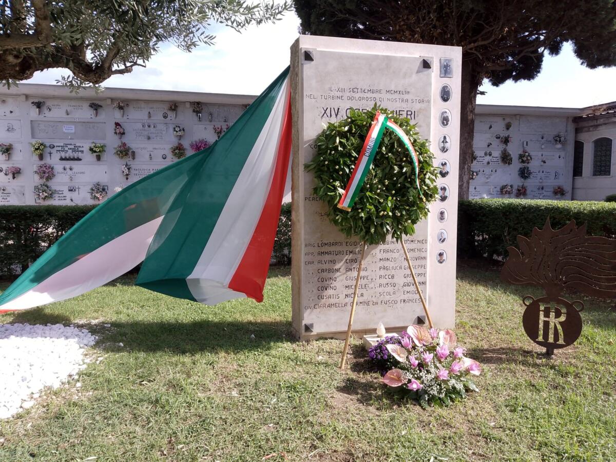 Teverola ricorda 14 Carabinieri uccisi nel 1943 - 
