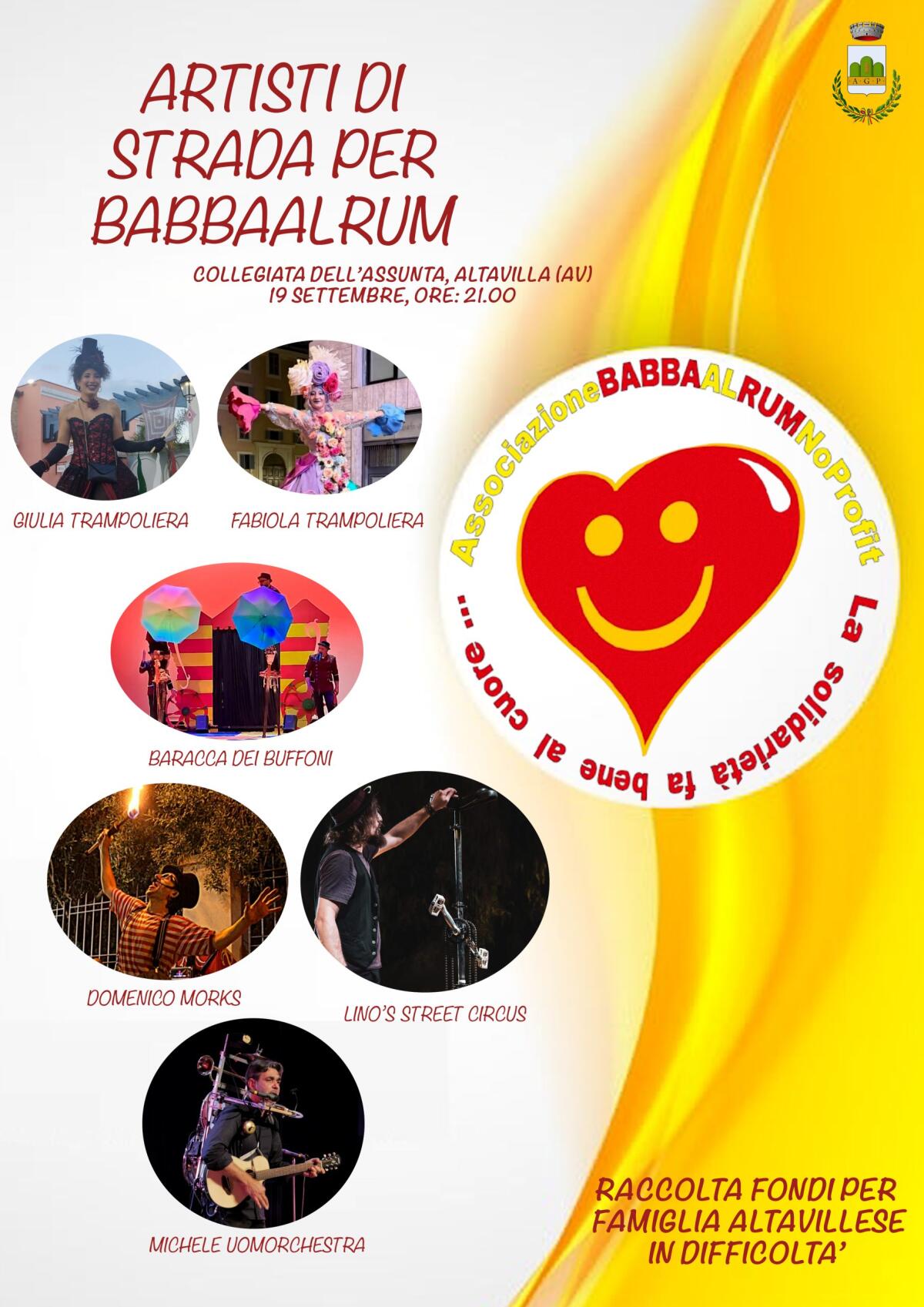 Altavilla Irpina. Artisti di Strada per BABBAALRUM - 