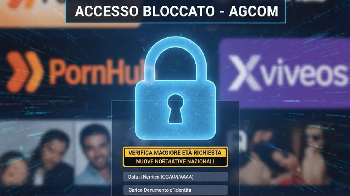 Dal 12 novembre verifica dell'età per i siti vietati ai minori - 