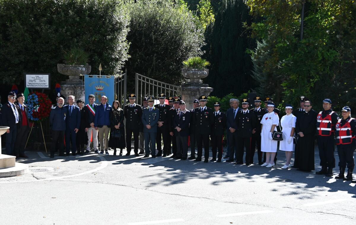 Commemorazione del Carabiniere Medaglia d’Oro al Merito Civile “alla memoria” Elio Di Mella - 