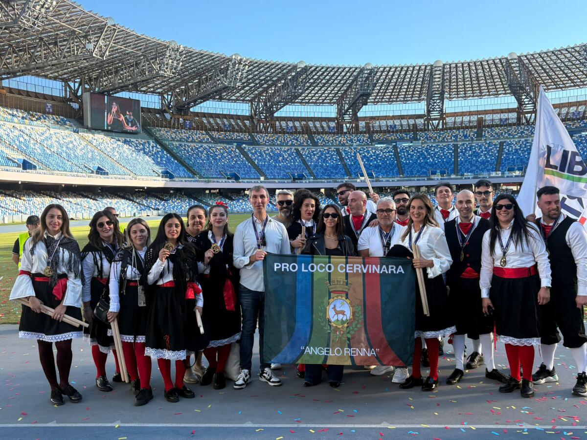 'Ndrezzata Cervinarese protagonista allo Stadio Maradona - 