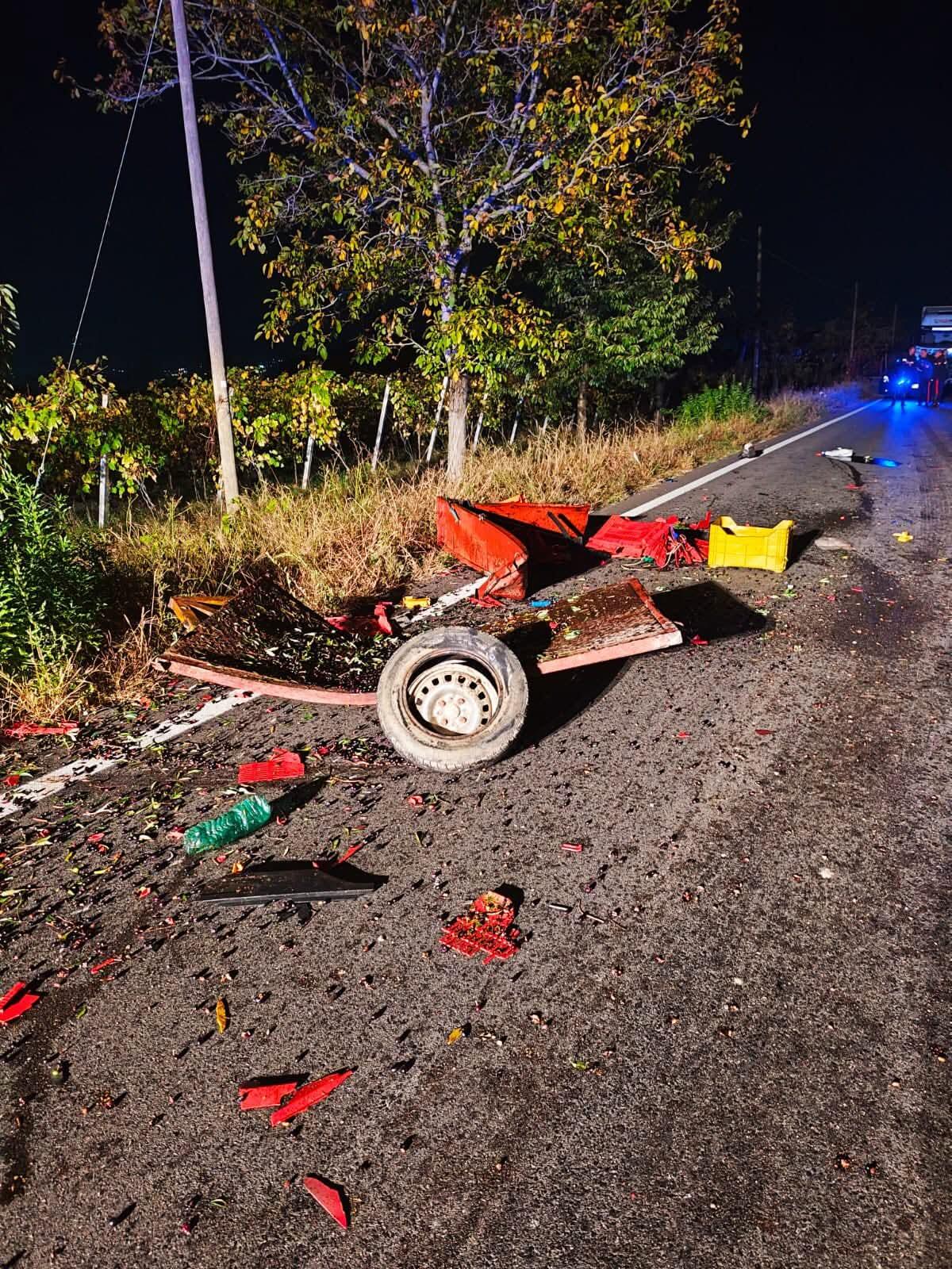 Scontro trattore camion perde la vita un 66enne di Solopaca - 