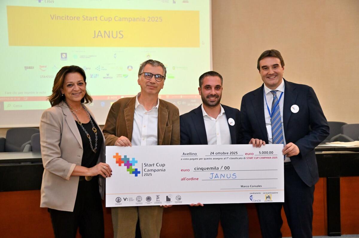 Innovazione: Janus, il progetto che crea IA (Federico II), vince Start Cup Campania 2025 - 