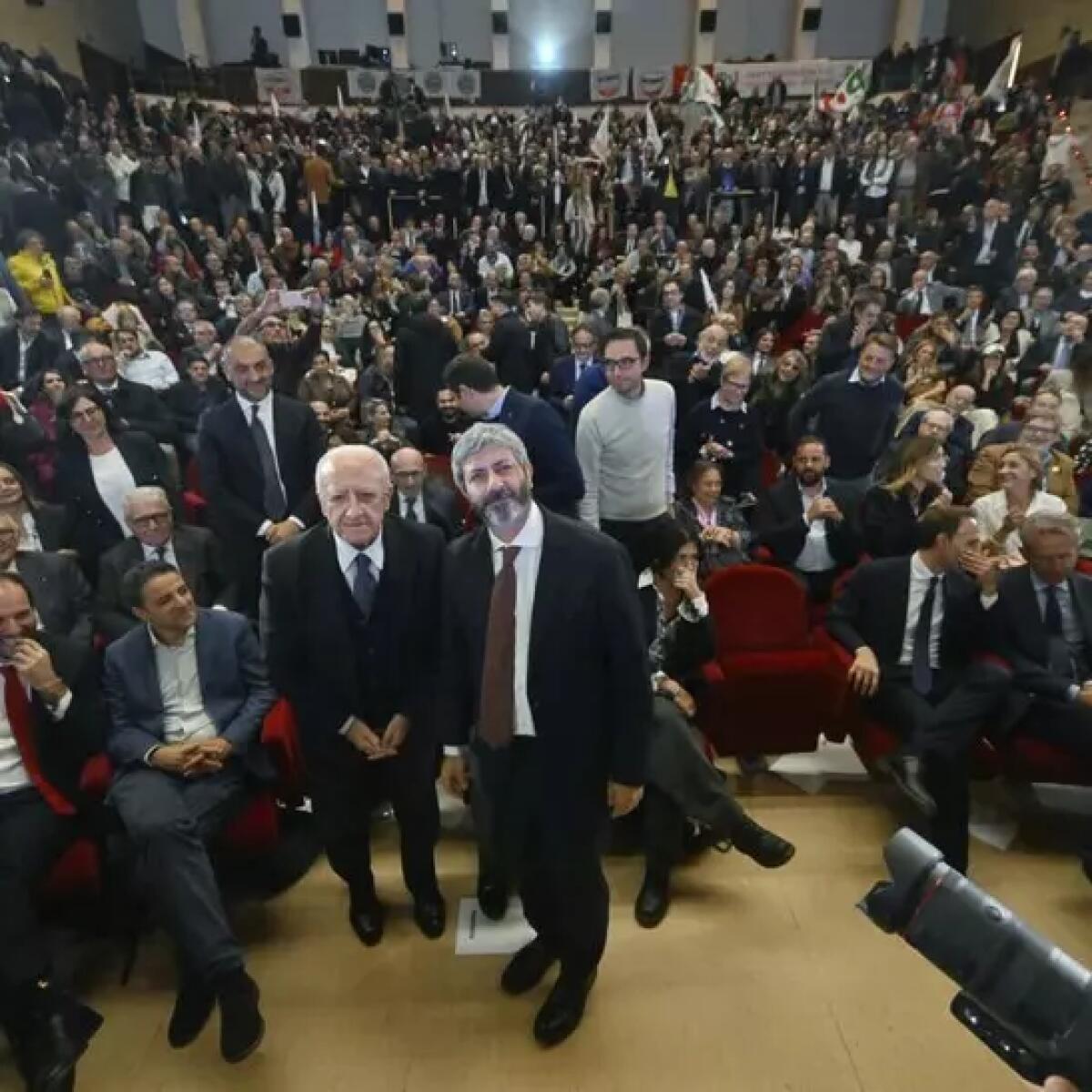 Fico e De Luca, la prima volta insieme in campagna elettorale - 