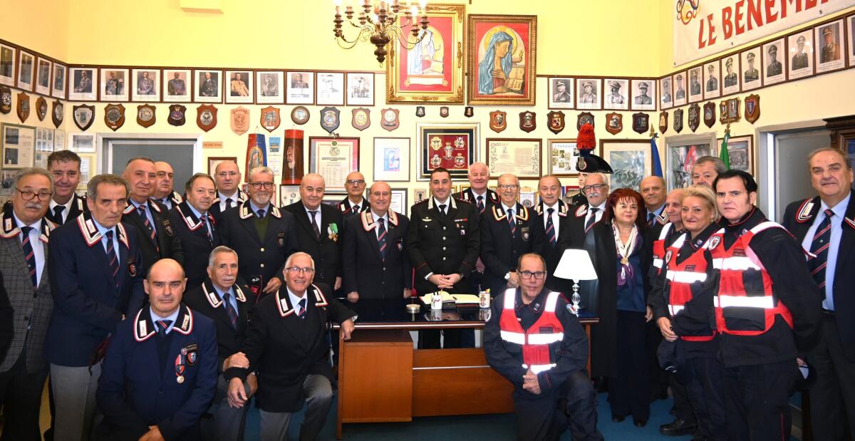 Il Col. Marco Keten in visita alla sezione A.N.C. di Benevento - 