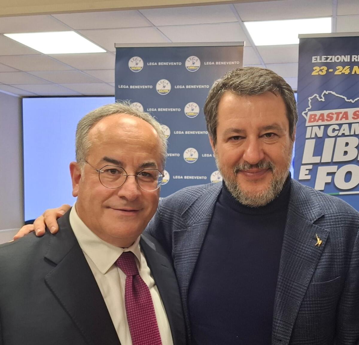 De Ieso (Lega): “visita di Salvini  e sopralluogo a cantieri Fortorina confermano che il Sannio è priorità nazionale" - 