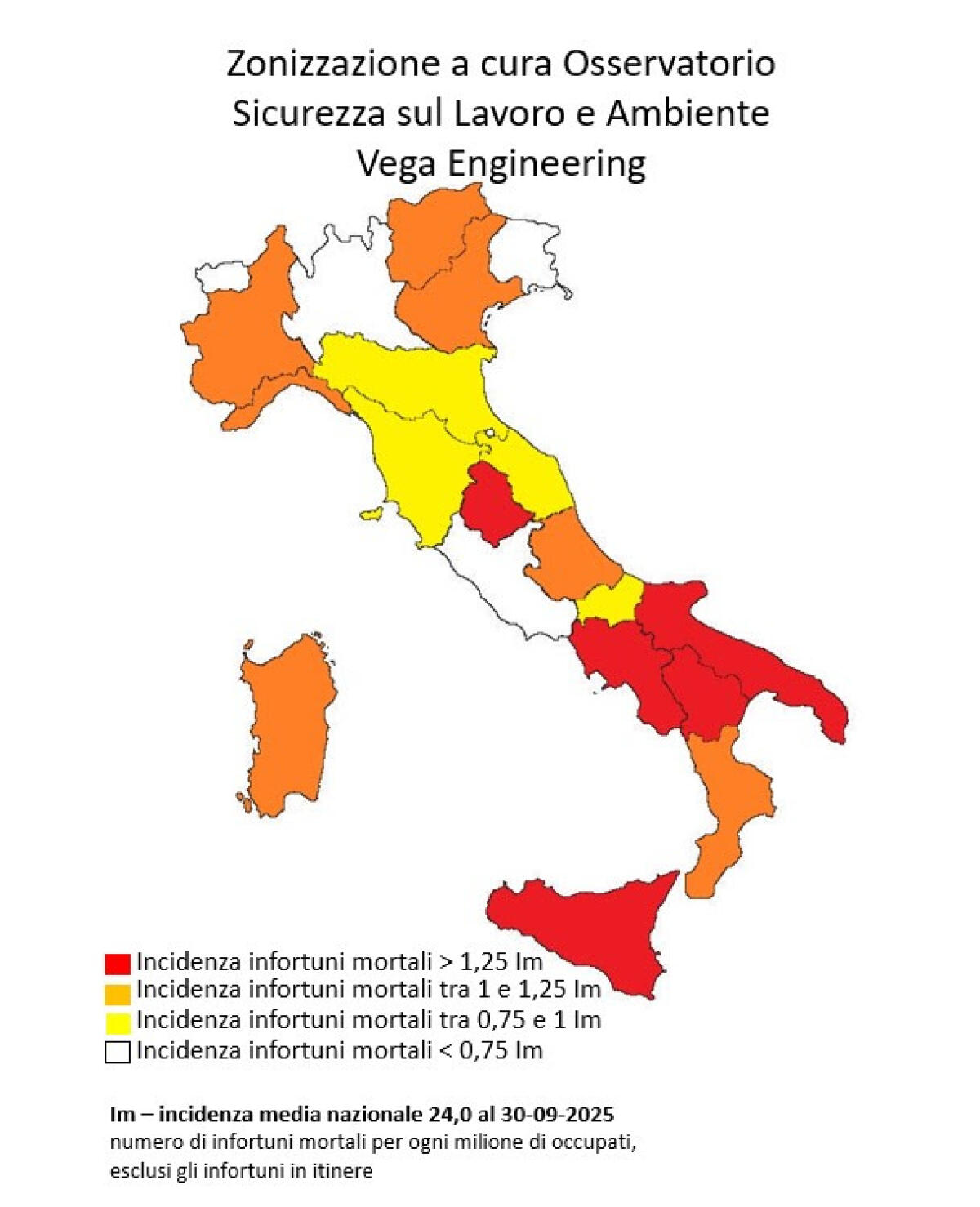 Morti sul lavoro: tra gennaio e settembre 2025 sono 784 le vittime in Italia. - 