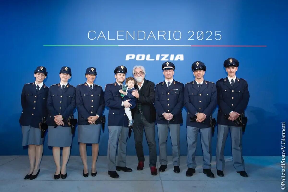  La Polizia di Stato presenta il Calendario 2026. - 