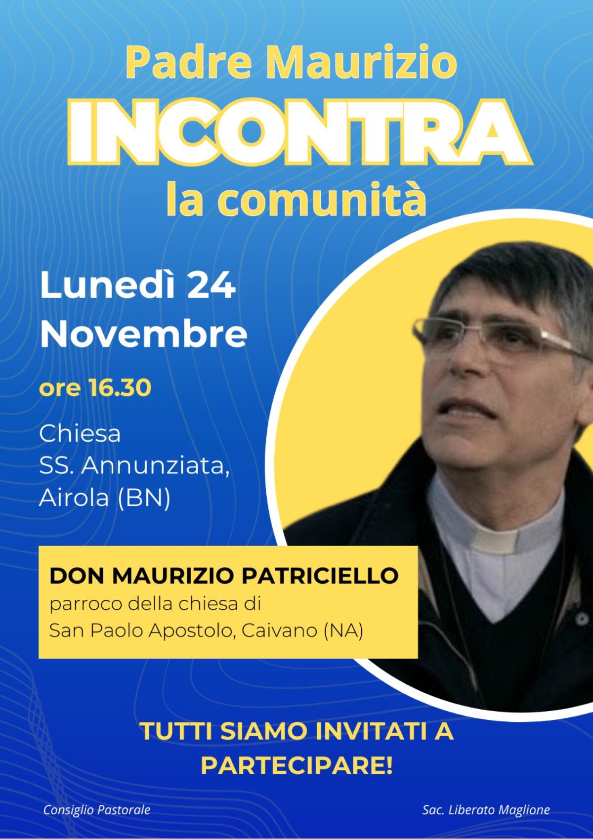 La comunità di Airola accoglie Padre Patriciello nella Chiesa della Santissima Annunziata - 