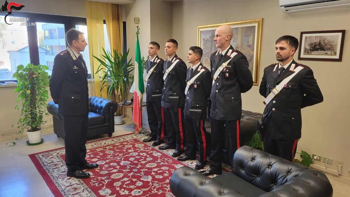 Nuovi rinforzi al Comando Provinciale di Avellino: assegnati cinque Carabinieri. - 