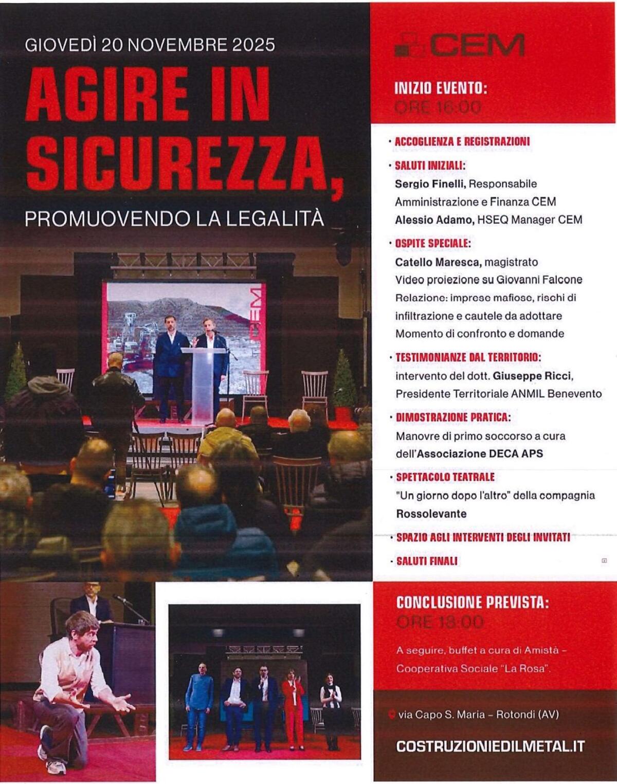 CEM: "Agire insicurezza, promuovendo la legalità” - 