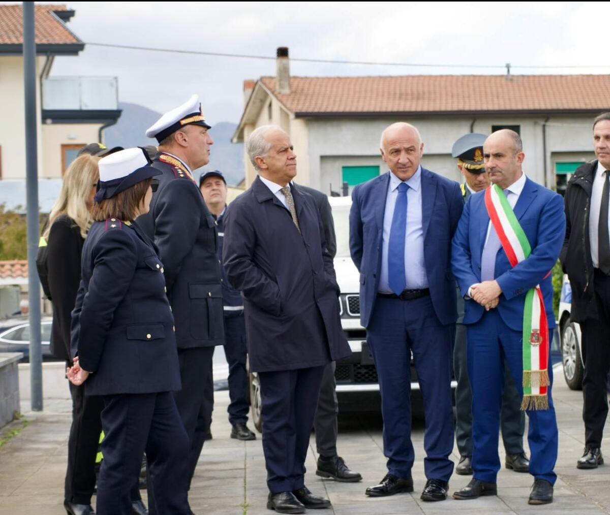 Il Ministro dell’Interno in visita alla nuova sede della Polizia Locale di San Martino Valle Caudina - 