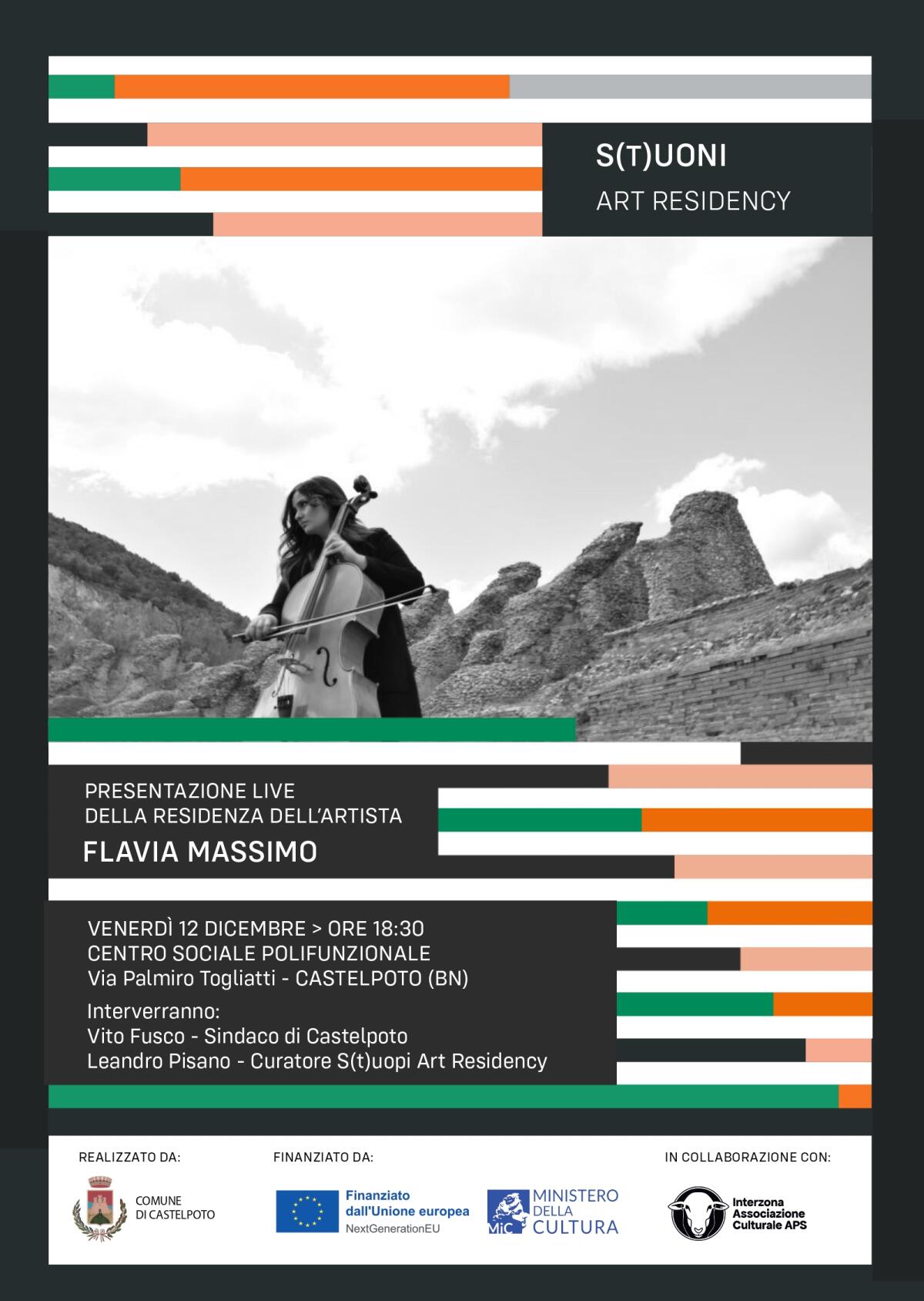 Flavia Massimo in Residenza a Castelpoto dal 9 al 14 Dicembre PERS(T)UONI ART RESIDENCY. - 