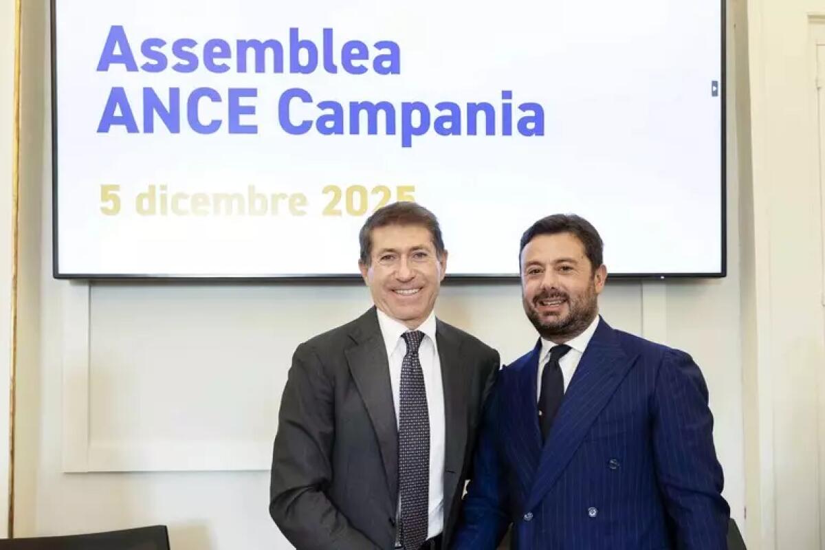 Angelo Lancellotti è il nuovo presidente dell'Ance Campania - 