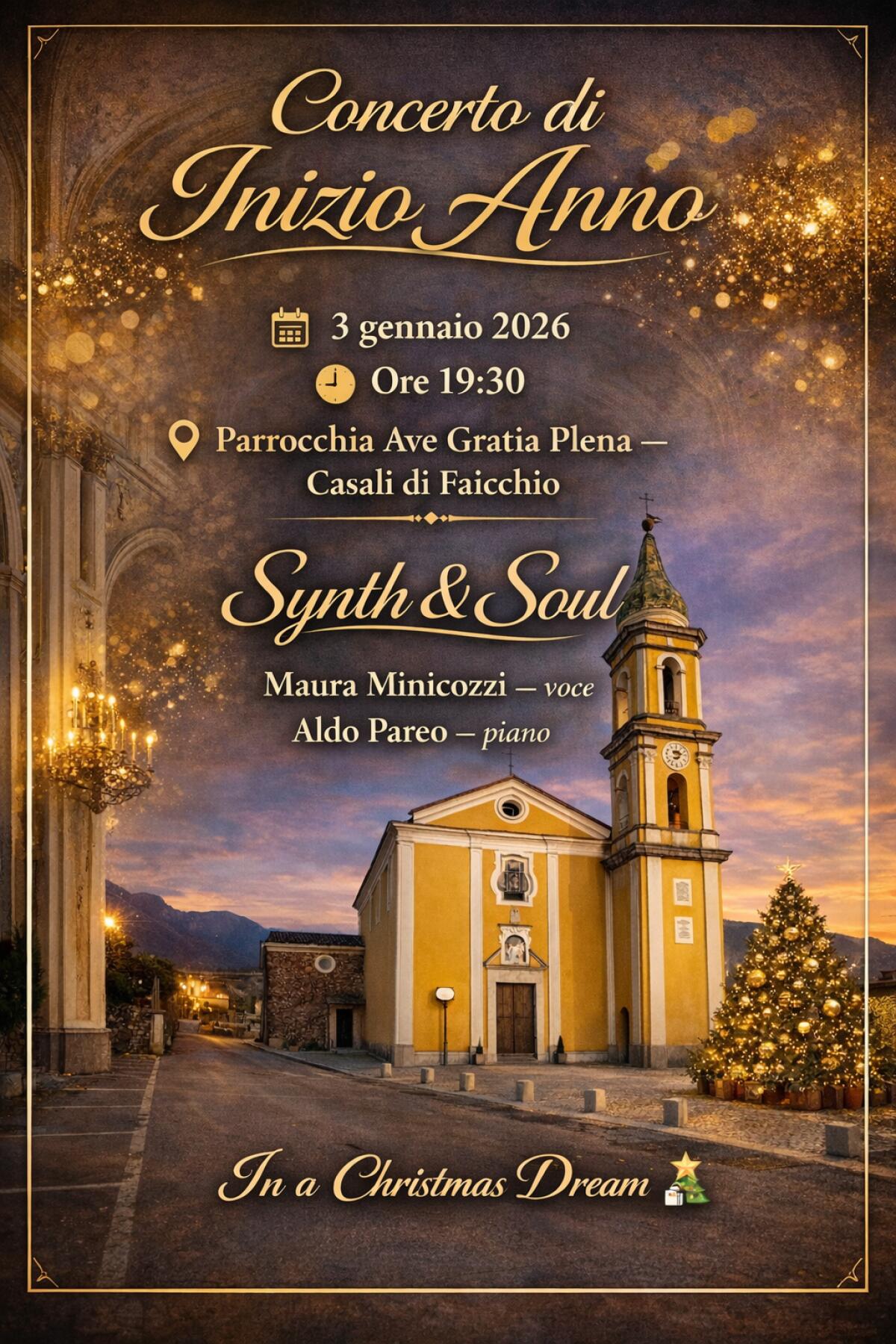 Casali di Faicchio. Concerto di Inizio Anno nella Parrocchia Ave Gratia Plena - 