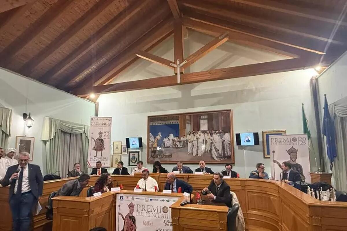 Abate di Montevergine tra insigniti del Premio "Due Principati" - 