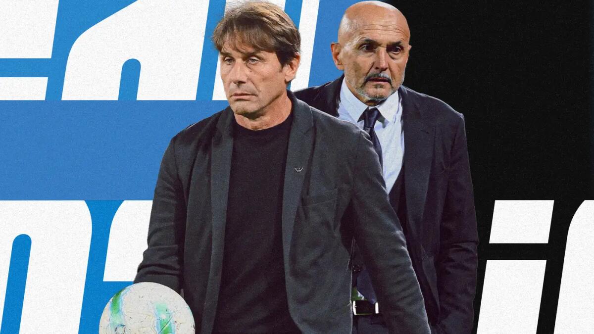 Conte-Spalletti, a Napoli panchine contro per la prima volta - 